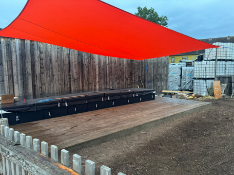 SwimSpa im Bau